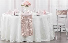 Glitz Sequin Spandex Chair Band Blush Rose Gold Cv Linens Rose Gold Table Rose Gold Table Runner Sequin Table Runner