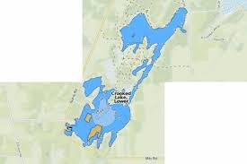 Crooked Lake Lower Fishing Map Us_mi_8_202 Nautical