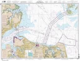 12222 Chesapeake Bay Cape Charles To Norfolk Harbor Nautical Chart