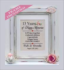 It shows how intertwined your lives have become and makes a beautiful memento. 13 Year Wedding Anniversary Gift Ideas For Her Beloved Blog
