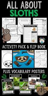 How Would You Like To Spend The Day Hanging Upside Down From The Treetops That S Exactly What Sloths Do They Are The World S S L Sloth Activity Pack Mammals