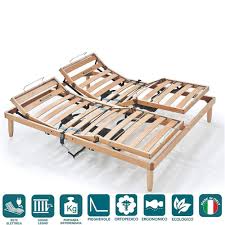 Les sommiers de relaxation, appelés aussi sommiers tpr, sont des sommiers électriques qui permettent de relever la tête, le les sommiers électriques proposés par maison de la literie sont disponibles pour des lits simples ou pour des couchages doubles. Evergreenweb Sommier Electrique 160x200 Lit A Lattes Motorise Avec 2 Surelever Separees Orthopedique Avec Leve Coussin In Sommier Electrique Matelas Sommier