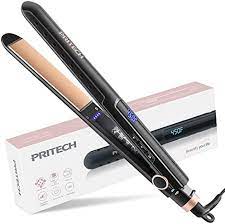 Hair Straightener and Straightcare with Negative Ions - Dual Voltage Flat  Iron for Hair, 1-inch Straightening Iron, 2 in 1 Straightener and Stylecare  Iron with 10 Heat Setting by PRITECH… : Buy