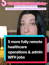 5 Remote Healthcare Admin & Ops Jobs From Home