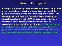 Lists the various brand names available for medicines containing enoxaparin. Generic Anticoagulant Antithrombotic And Thrombolytic Agents Are There