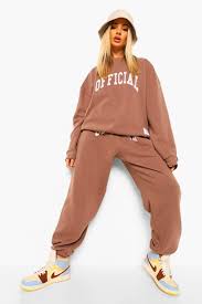 Free shipping & returns available. Official Applique Sweater Tracksuit Boohoo Uk