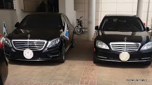 The premiere of any new car is an event! Exclusive Despite Cash Crunch Public Outcry Saraki Takes Delivery Of New N330million Exotic Cars Premium Times Nigeria