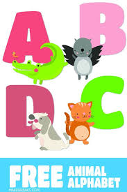 Free Illustrated Alphabet Letters Animal Alphabet Make Breaks Free Alphabet Printables Free Printable Alphabet Letters Printable Alphabet Letters