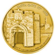 The walls date from 1538 during the time of ottoman empire, and were commissioned by. Gates Of Jerusalem Jaffa Gate Jaffator Israel 1 Oz Gold 2017 Munzdachs