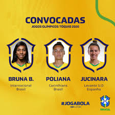 Os jogadores com idade acima dos 24 anos convocados são: Selecao Feminina De Futebol On Twitter Convocacao Das Guerreirasdobrasil Para Os Jogosolimpicos Defensoras Bruna Benites Coloradasgurias Poliana Sccpfutfeminino Jucinara Ludfemenino Https T Co Uum5ao1xvd