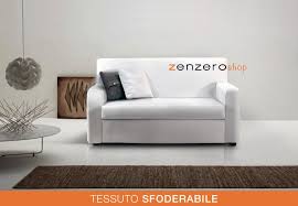 Le sue linee curve gli offrono un'eleganza che si armonizzerà sia con una stanza in stile vintage che con. Divano 2 Posti Oppure Divano Letto 2 Posti Tessuto Sfoderabile In Finitura Bianco