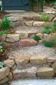 Pin By Kerri Ayres On Yard Rock Garden Design Front Steps Stone Landscaping With Rocks