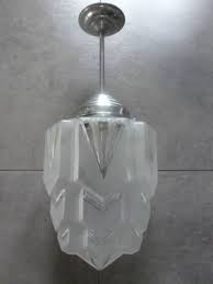 Rar Grosse Art Deco Lampe Skyscraper Stange Bauhaus Deckenlampe Lamp 1930 Glas Art Deco Lampen Lampen Und Leuchten Deckenlampe