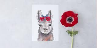 Find all wall art at wayfair. New Collection Bohemian Llamas Bring Whimsy To Wall Decor Jetty Home