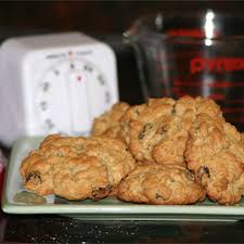 These soft molasses cookies from the king arthur flour cookie companion achieve their perfect soft cookie texture from being pulled out of the oven while the centers are still soft and quite puffy. Wwii Oatmeal Molasses Cookies Recipe Allrecipes