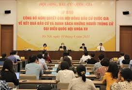 Phát biểu tại cuộc họp, phó chủ tịch thường trực quốc hội trần thanh mẫn nêu rõ, tới đây, hoạt động giao ban hàng tháng giữa lãnh đạo quốc hội với theo dự kiến, ngày 10/6, hội đồng bầu cử quốc gia sẽ tổ chức phiên họp công bố kết quả trúng cử đại biểu quốc hội khoá xv và đại biểu hội. 0efumznvqkr0xm