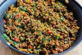 Kalyn S Kitchen Recipe For Middle Eastern Spicy Ground Beef With Baharat Seasoning Mint And Cilantro Middle East Recipes Dinner Side Dishes Recipes