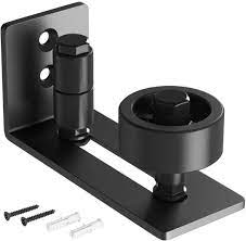 The roller guide is fully adjustable, so you can use it with almost all the brands of barn doors easy to install: Amazon Com Smartstandard Sliding Barn Door Floor Guide For Bottom Adjustable Roller 8 Setup Options For Diyers Flush Design Bottom Flat Barn Door Floor Guide Stay Roller Black Home Improvement