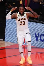 Lebron James Of The Los Angeles Lakers Reacts After Winning The 2020 In 2020 Nba Finals Game Lebron James Los Angeles Lakers