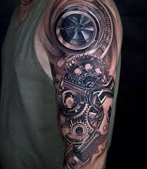63 Best 3d Tattoos For Men Cool Designs Ideas 2019 Guide Half Sleeve Tattoos For Guys Biomechanical Tattoo Tattoo Sleeve Designs