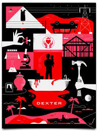 Awesome Poster Set For Each Season Of Dexter Season 4 Dexter Poster Dexter Seasons Dexter