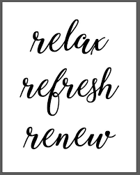 Relax Refresh Renew 8x10 11x14 And 16x20 Inch Printable Art Decorate Your Home With Prints To Mark Your Style A Quick Quotes Quote Prints Quote Posters