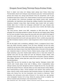 Ringkasan novel sang pemimpi per bab. Sinopsis Novel Sang Pemimpi Karya Andrea