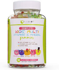 Amazon Com Biobiot Multivitamin Gummies For Kids Gummy Bears For Children With Minerals And Vitamins B C E B12 B6 100 Gluten Free Formula Supports Overall Health And Fuels Growth