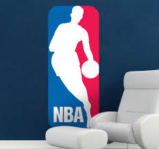 19 20 the aba succeeded in signing a number of major stars in the 1970s, including julius erving of the virginia squires , in part because it allowed teams to sign college undergraduates. Wandtattoo Nba Logo Tenstickers