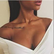 Collarbone Tattoo Ideas Quotetattoos Tat Tattoo Ink Skin Art Inkart Tattooartist Tattooart Shoulder Tattoo Shoulder Tattoo Quotes Collar Bone Tattoo