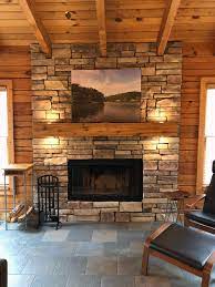 Stacked stone is versatile and works with both modern decor as well as being a great accompaniment to rustic elements. My Diy Stone Veneer Fireplace Project North Star Stone