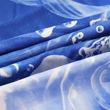Vintage twin flat sheet cabbage roses pink rosebuds floral fabric cottage shabby. 2pcs 3d Blue Rose Printed Bedding Pillowcase Quilt Cover Twin Bed Size Bedding Ebay