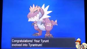 how to evolve tyrunt into tyrantrum pokemon x and y