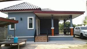 แบบบ านช นเด ยว หล งคาป นหยา สร างแนวเร ยบง าย ในงบ 4 4 แสนบาท แบบบ านช นเด ยว บ านโมเด ร น แปลนแบบบ าน