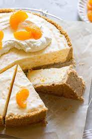 No Bake Orange Creamsicle Cheesecake Recipe Orange Recipes Dessert Orange Cheesecake Recipes Orange Baking