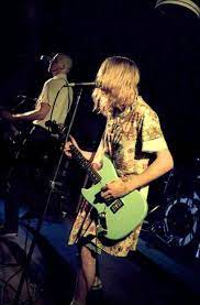 Kid cudi has been showered with praise for wearing a floral dress on saturday night live in homage to late nirvana singer kurt cobain. Nirvana Photo Pure Utter Awesome Nirvana Live Kurt Cobain Dress Kurt Cobain Photos