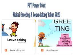 Materi bahasa inggris smp kelas 7. File Ppt Power Point Materi Greeting And Leave Taking Kelas 7 Tahun 2020 Bahasa Inggris Smp Mts