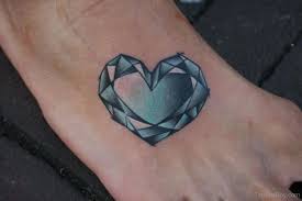Aquamarine Blue Gem Tattoo Shape Tattoo Gem Tattoo Diamond Heart Tattoo