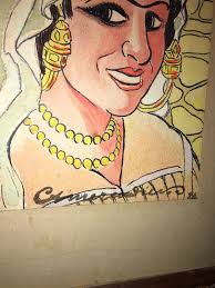 Disegno Guazzo Debut 20ème Illustratore Humour Africa Nord Firmato Altre  tecniche