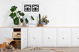 Ikea Restyle Modern Hollywood Regency Credenza A Beautiful Mess Diy Credenza Ikea Living Room Living Room Hacks