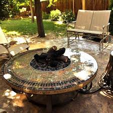 45 Round Cocktail Fire Pit Fire Pit Table Gas Fire Pit Table Outdoor Fire Pit