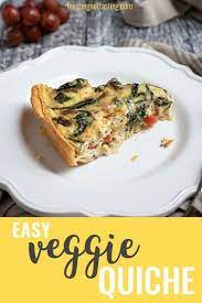 Easy Veggie Quiche Recipe Breakfast Quiche Recipes Veggie Quiche Quiche Recipes