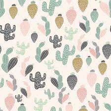 Zora Cactus Wallpaper Cactus Wall Decal Succulents Wallpaper Boho Wallpaper