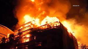 Big bear, santa monica & more. Los Angeles Fire 250 Firefighters At Scene Harbor Freeway Closed