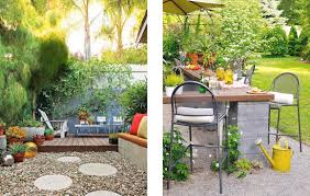 Yard Remodel Project Outdoor Entertaining And Relaxing Photo Credit Edmund Barr Via Better Homes And Garde Yard Remodel Patio Design Backyard Patio Designs