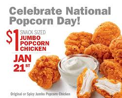 Celebrate National Popcorn Day Today With 1 Jumbo Popcorn Chicken Avec Images