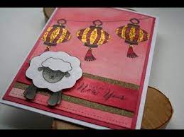 Personalize your wish for happiness, health, and good fortune in just a few minutes. Chinese New Year Card Featuring Jess Crafts Digital Stamp Sheep And Verve Stamps Youtube