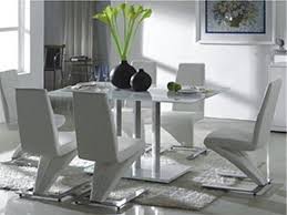 Arctic Glass Dining Table White Dining Room Chairs Glass Dining Room Table Glass Dinning Table