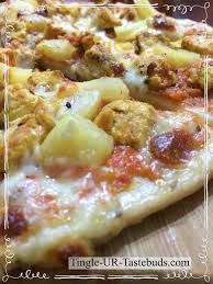 Hawaiian Chicken Tikka Pizza Tingle Ur Tastebuds