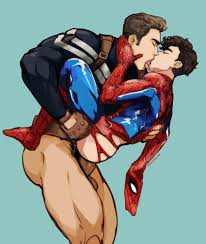 Rule 34 - 2boys Anal Anal Sex Bottomless Captain America Dilf Gay Gay Sex  Homo Lilprincyvi Male Malemale Male Only Marvel Marvel Comics Men Kissing  Muscles Muscular Muscular Male Peter Parker Ripped